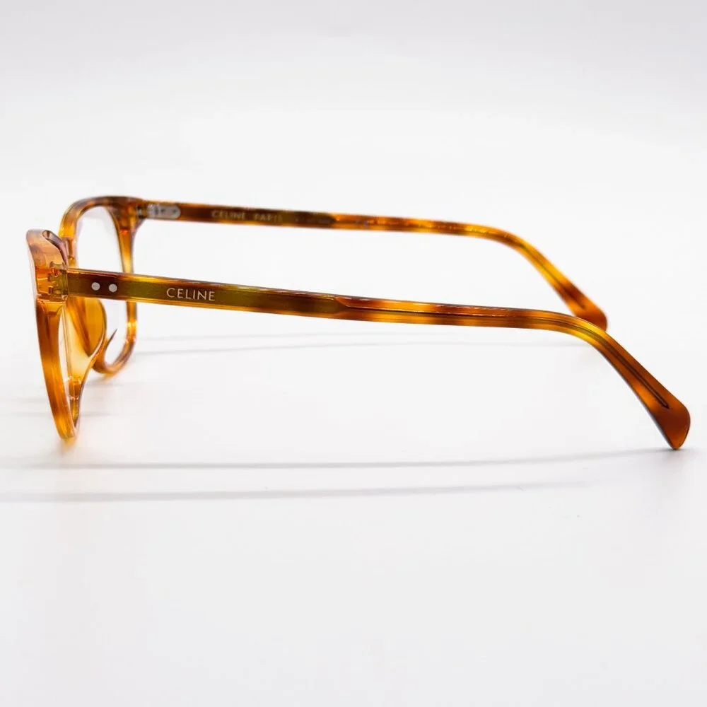 NEW CELINE CL50046F 053 EYEGLASSES WOMEN HAVANA SQUARE EYEWEAR CELINE